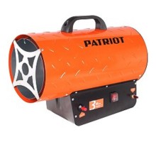 Калорифер газовый PATRIOT GS 30 [633445022] {Мощн. 30 кВт;Эл.двиг.: 70 Вт - 220 Вольт;  Тип газа: пропан/бутан; Расход: 1.98 кг/час; Вес: 6.8 кг; Редуктор и шланг в комплекте}