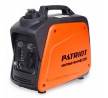 Генератор инверторный PATRIOT 1000i [474101025] {Двигатель 4т, АИ-92, 40сс,мощность рабочая/максимальная -0,7/0,9 кВт, объём бака - 2,1 л, 1 розетка Euro 16A,  вес 8,5 кг}
