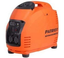Генератор инверторный PATRIOT 2700i [474101040] {Двигатель 4т, АИ-92, 125сс, мощность рабочая/максимальная 2,2/2,5 кВт, объём бака - 5,7 л, расход топлива (100% нагр.) - 1,25л/ч, 2 розетки Euro 16A, в