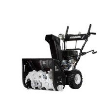 HYUNDAI [S 6560] Снегоуборщик { двигатель HYUNDAI ICW200, 4-тактный, 6,5 л.с./196 см, скорость 6 вперед/2 назад, ширина 600 мм, запуск ручной/электро, 76,2 кг }
