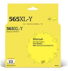 T2  LC565XLY Картридж ( LC-565XLY) для Brother MFC-J2310/J2510/J3520/J3720, желтый, с чипом