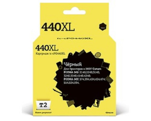 [Расходные материалы] T2 PG-440 XL Картридж  (IC-CPG440XL)  для Canon PIXMA MG2140/3140/3540/MX394/434/474, черный