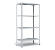 Стеллаж MS 185KD/70x30/4 (Размеры внешние (ВхШхГ) 1850х700х300 мм, 4 полки, с разборной стойкой) [S24099123402]