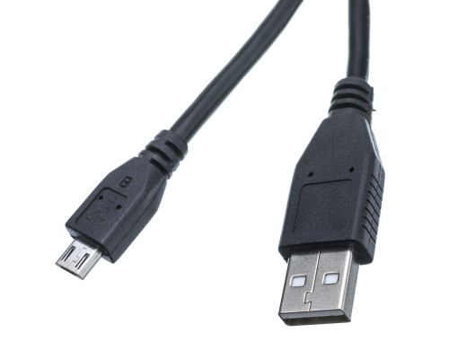 [кабели] Bion Кабель USB 2.0 - micro USB, AM-microB, 0.5 м, черный [BXP-CCP-mUSB2-AMBM-005]