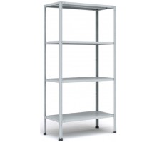 Стеллаж MS 200KD/100x40/4 (Размеры внешние (ВхШхГ) 2000х1000х400 мм, 4 полки, с разборной стойкой) [S24099244402]