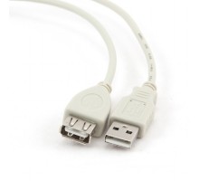 Bion Кабель удлинительный USB 2.0 AM/AF, 0.75 м, серый [BXP-CC-USB2-AMAF-75CM/300]