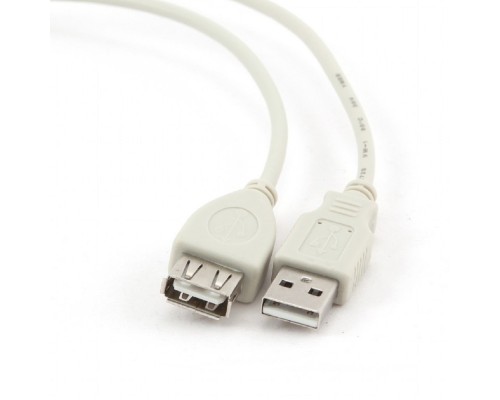 [кабели] Bion Кабель удлинительный USB 2.0 AM/AF, 0.75 м, серый [BXP-CC-USB2-AMAF-75CM/300]
