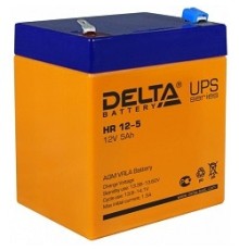 Delta HR 12-5 (5 А\ч, 12В) свинцово- кислотный аккумулятор  