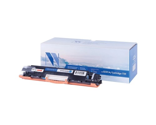 [Расходные материалы] NVPrint CE311A/CRG729 Картридж для HP Color LaserJet CP1025/Canon i-SENSYS LBP7010C, cyan (1000K)