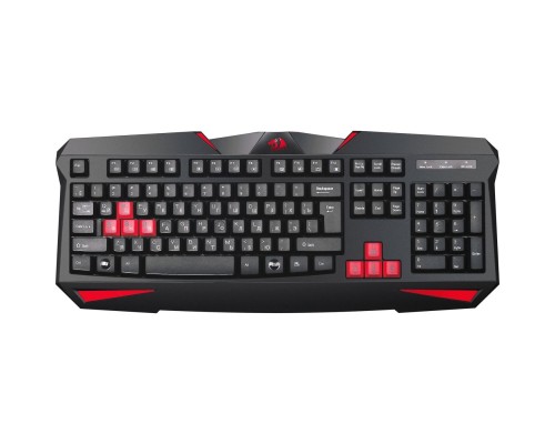 [Клавиатура] Redragon Клавиатура Xenica RU Black USB [70450] {Проводная игровая}