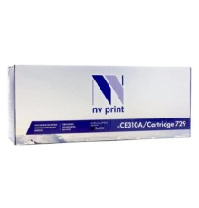 NVPrint CE310A/CRG729 Картридж для HP Color LaserJet CP1025/Canon i-SENSYS LBP7010C, Black  (1200K)