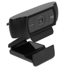 960-000998 Logitech HD Pro Webcam C920 { USB 2.0, 1920*1080, 2Mpix foto, Mic, Black}