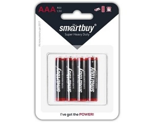 [Батарейка] Smartbuy R03/4B (SBBZ-3A04B) (4 шт. в уп-ке)