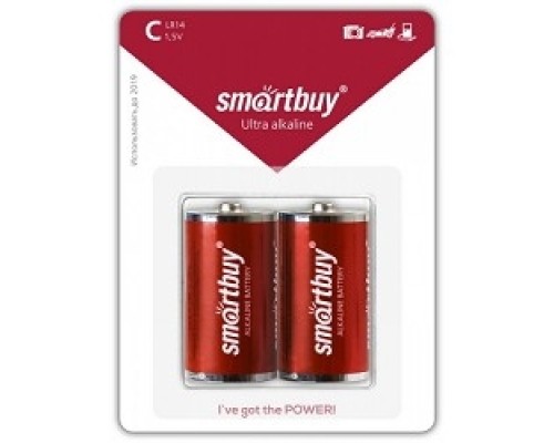 [Батарейки] Smartbuy LR14/2B (12/192) (SBBA-C02B) (2 шт. в уп-ке)