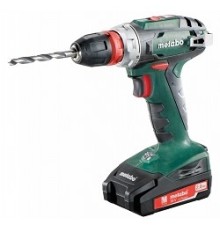 Metabo BS 18 Quick Безударная дрель-шуруповерт [602217500] { 18 В, 2х2.0 LiIon SC60, вес 1,3 кг }