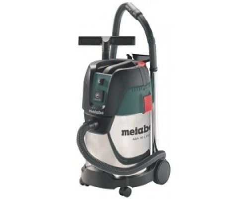 [Пылесосы строительные] Metabo ASA 30 L PC Inox Пылесос [602015000] { 1250вт,роз,ручн.очистка, бак 30л, вес 9.6 кг }