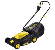Huter ELM-1400 ( Р ) Газонокосилка электрическая [70/4/4] { 220В, 1,4 кВт, высота среза 28 / 45 / 55 мм, ширина среза 380 мм, объем травосборника 40 л }