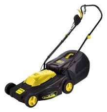 Huter ELM-1400 ( Р ) Газонокосилка электрическая [70/4/4] { 220В, 1,4 кВт, высота среза 28 / 45 / 55 мм, ширина среза 380 мм, объем травосборника 40 л }