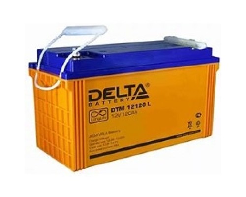 [батареи] Delta DTM 12120 L (120 Ач, 12В) свинцово- кислотный аккумулятор  