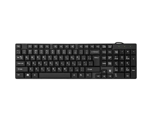 [Клавиатура] Defender Клавиатура  Accent SB-720 Black USB [45720] {Проводная, черная}