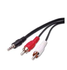 PERFEO Кабель Jack 3.5 мм вилка - 2xRCA вилка, длина 2 м. (J2003)