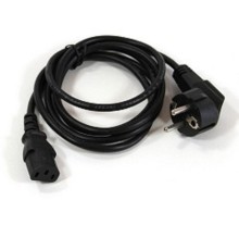 VCOM CE021-CU0.75-1.8M Кабель компьютер-розетка 220V (EURO) <VDE> 3G0,75mm2 VCOM {CE021-CU} 1,8м