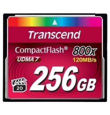 Compact Flash 256Gb Transcend, High Speed (TS256GCF800) 800-x