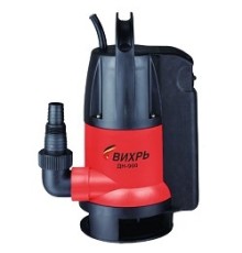 Вихрь ДН-900  [68/2/3]  Дренажный насос { 900 вт, глуб-8 м, max-15,5 м/час, частицы-35 мм }