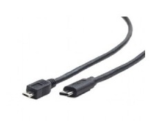 Кабель USB2.0 Cablexpert microUSB/Type-C, 3А, 36Вт, медь, двойн.экран, Pro, 3м, черный, пакет (CCP-USB2-mBMCM-10)