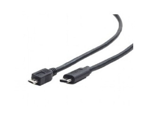 [кабели] Кабель USB2.0 Cablexpert microUSB/Type-C, 3А, 36Вт, медь, двойн.экран, Pro, 3м, черный, пакет (CCP-USB2-mBMCM-10)