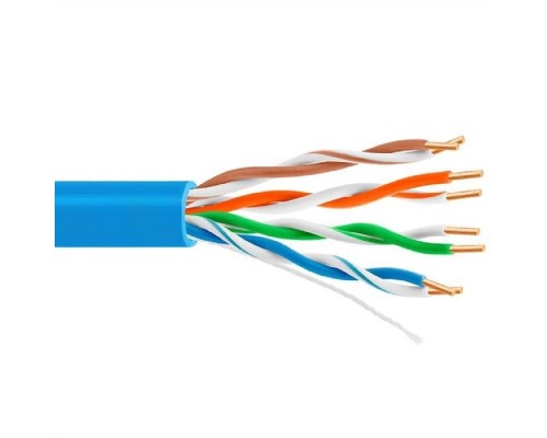 [Кабель] 5bites Кабель Express US5525-305B-BL витая пара UTP / SOLID / 5E / 24AWG / 100% COPPER / PVC / BLUE / 305M