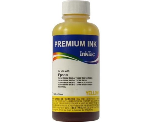 [Расходные материалы] InkTec Чернила Epson R270, E0010 (InkTec) T0824, Y, 0,1л (оригинальная фасовка) (E0010-100MY)
