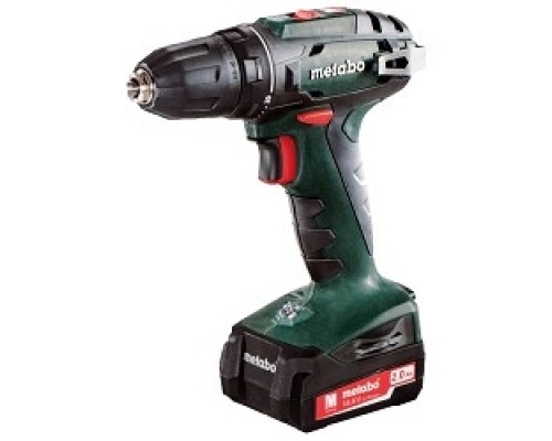 [Дрель, Шуруповерт] Metabo BS 14.4 Li Безударная дрель-шуруповерт [602206540] { 14,4В Li, 2х2.0Ач Li-Ion,13мм,кейс, вес 1.2 кг }