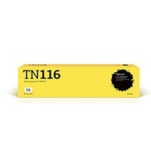 T2 TN-116/TN-118 Тонер-картридж (TC-MTN116) для Konica-Minolta BizHub 164/165/184/185/195/215/226/235/266/306/Develop ineo 164/165/185/215/226/266/306 (1 туба 11 K)