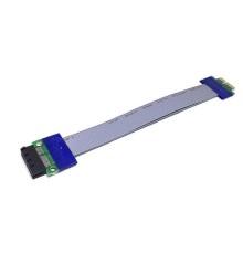 Espada Переходник PCI-E X1 M to PCI-E X1 F, 18 cm, (EPCIEM-PCIEF18r) удлинитель (37793)