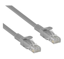 Exegate EX138961RUS Патч-корд UTP-RJ45-RJ45-5e-1M-GY, UTP, cat.5e, 1м, серый