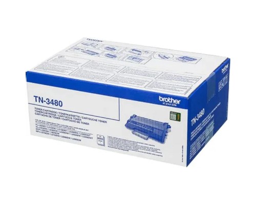 [Расходные материалы] Brother TN-3480/TN-3480P Тонер-картридж, Black HL-L5000D/DN/5100DNT/5200DW/DWT/6250DN/6300DW/DWT/6400DW/DWT/5500DN/6600DW/5700DN, (8000стр.)