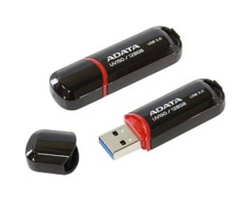 [Носитель информации] A-DATA Flash Drive 128Gb UV150 AUV150-128G-RBK {USB3.0, Black}