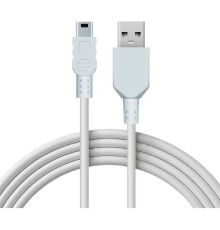Rexant (18-1134) Кабель USB-A – mini USB, 1А, 1,8м, ПВХ, белый