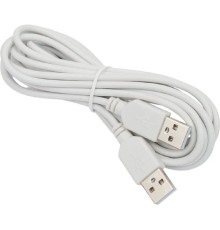 Rexant (18-1146) Кабель шт. USB-A – шт. USB-A, 2,4А, 3м, ПВХ, серый