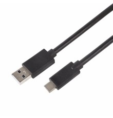 Rexant (18-1881) Кабель USB-A – Type-C, 1А, 1м, ПВХ, черный