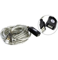 Aopen/Qust Кабель-адаптер USB2.0-repeater, удлинительный активный <Am-->Af> 5м (ACU823-5M) [6938510851314]