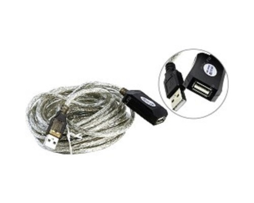 [кабели] Aopen/Qust Кабель-адаптер USB2.0-repeater, удлинительный активный <Am-->Af> 5м (ACU823-5M) [6938510851314]