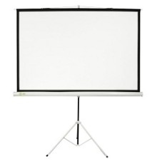 Экран Cactus Triscreen CS-PST-104x186 104.4 x 186см 1:1 напольный рулонный белый