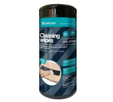 DEFENDER Влажные чистящие салфетки CLN 30100 Pro в пласт. тубе, 110шт., термобонд