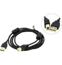 Exegate EX138947RUS Кабель USB 2.0 A-->B 3м Exegate 2 фильтра, позолоченные контакты