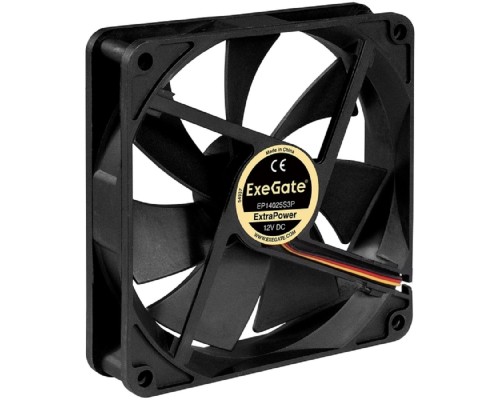 [Вентиляторы] Exegate EX241638RUS Вентилятор ExeGate Mirage-S 140x140x25 подшипник скольжения, 1200 RPM, 25dB, 3pin