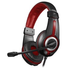 Defender Warhead G-185 черный + красный, кабель 2 м  [64106]