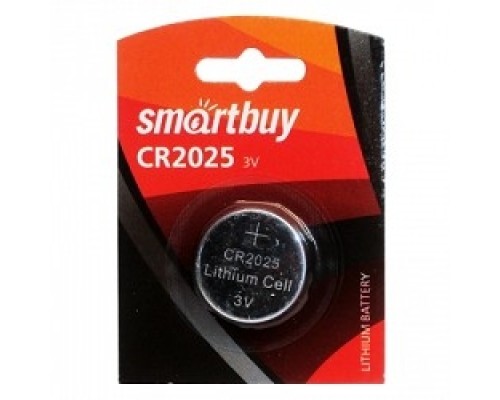 [Батарейки] Smartbuy CR2025/1B (12/720) (SBBL-2025-1B) (1 шт. в уп-ке)