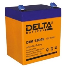 Delta DTM 12045  (4,5А\ч, 12В) свинцово- кислотный аккумулятор  